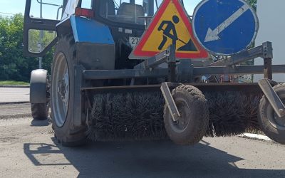 Услуги дорожной щетки на базе МТЗ - Оренбург, заказать или взять в аренду