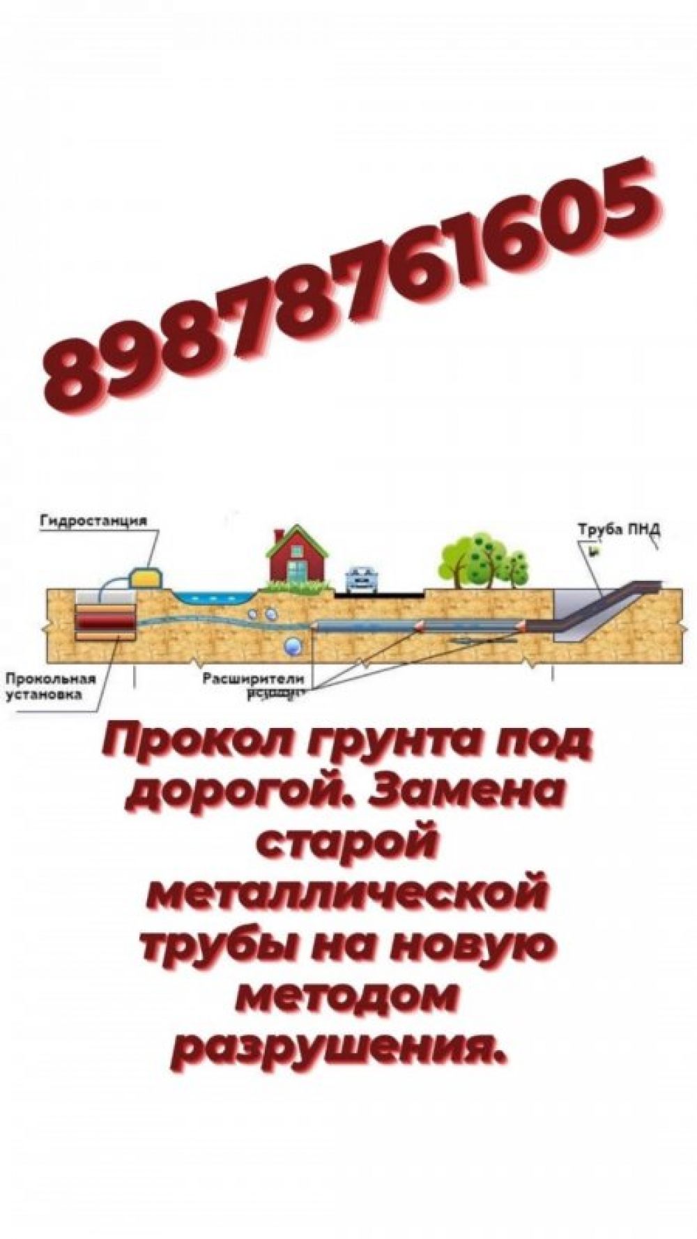 Прокол грунта под дорогой стоимость услуг и где заказать - Гай
