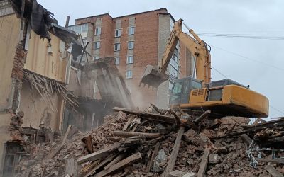 Промышленный снос и демонтаж зданий спецтехникой - Оренбург, цены, предложения специалистов
