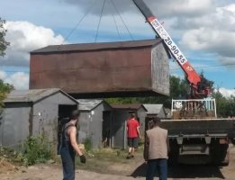 Перевозка гаражей, киосков и бытовок